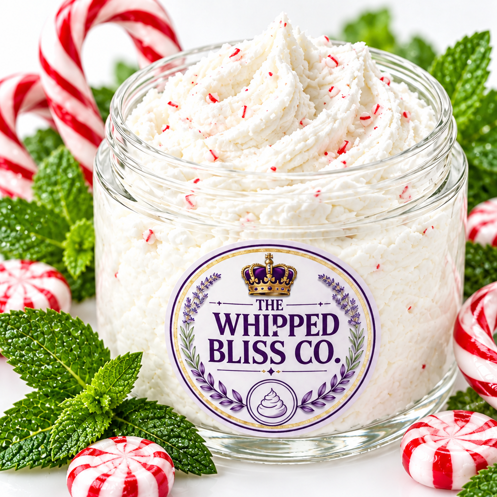 Sweet Peppermint Body Butter texture close-up