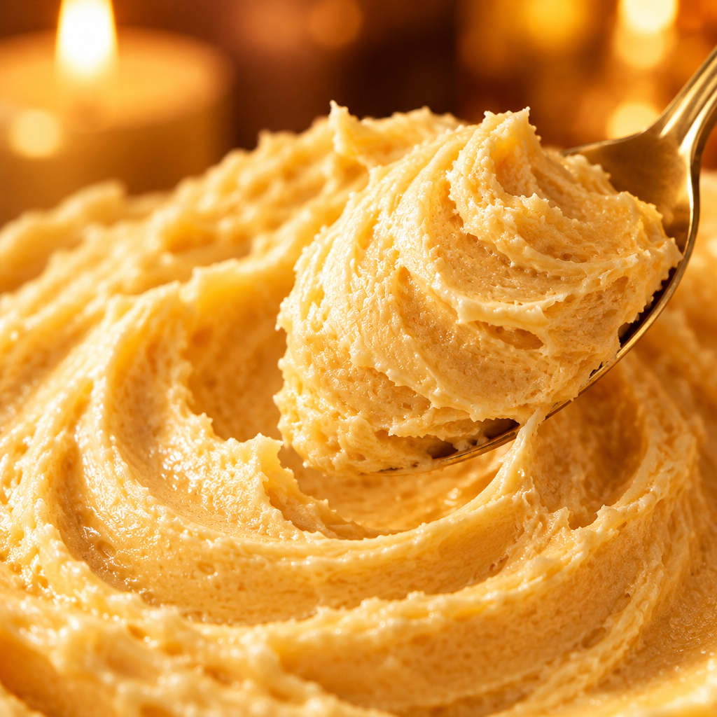 Amber & Sandalwood Body Butter texture close-up