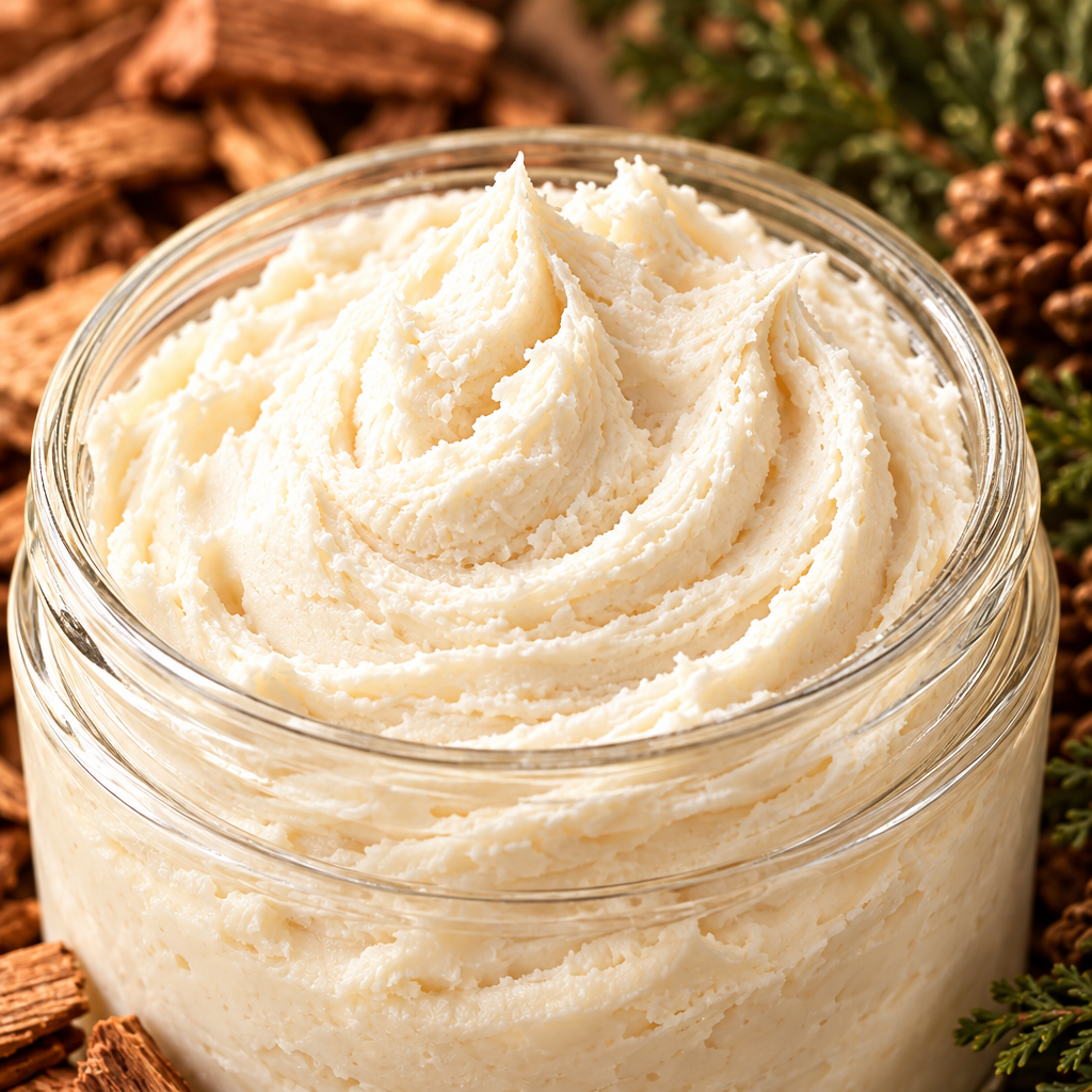 Cedar Body Butter texture close-up