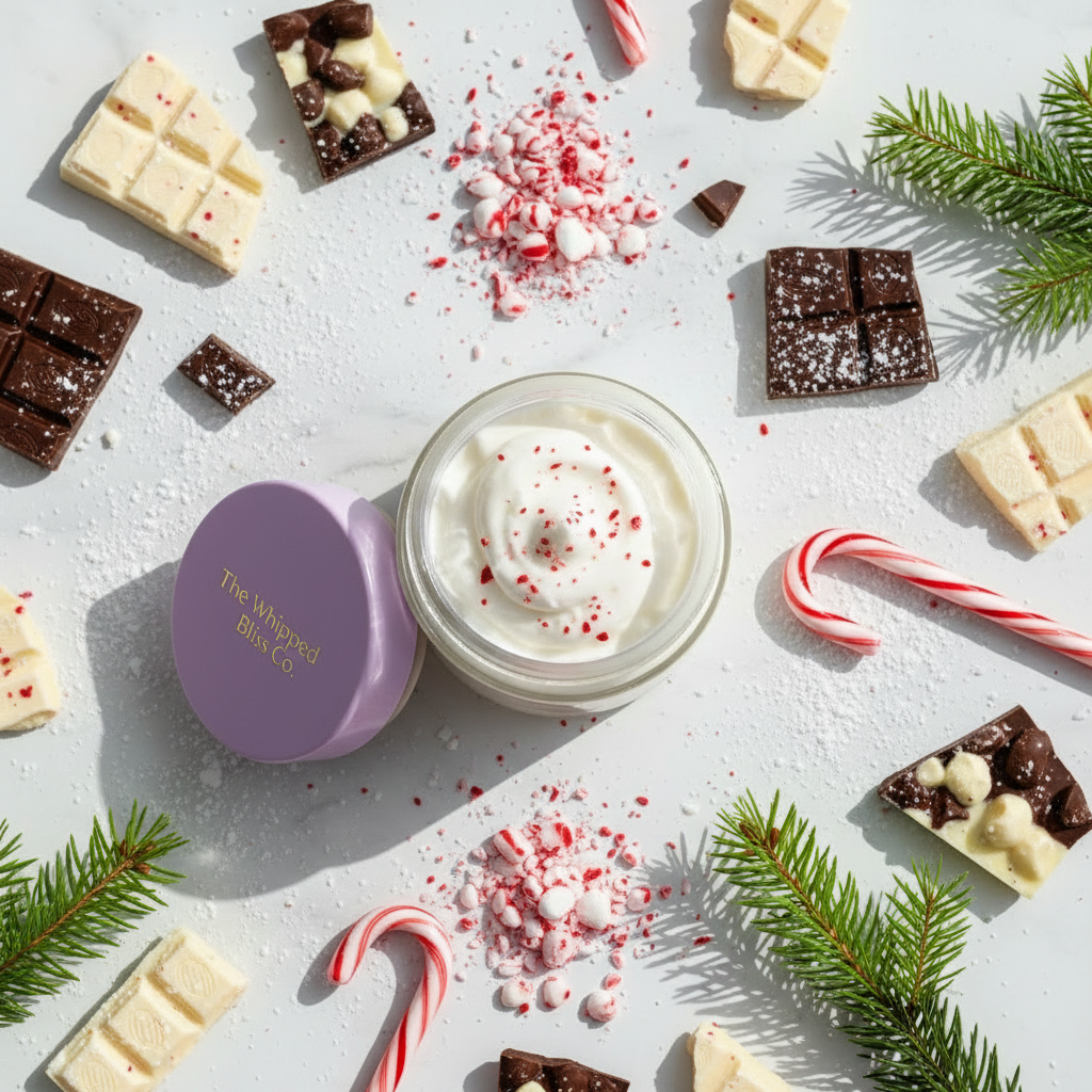 Peppermint Bark Flatlay